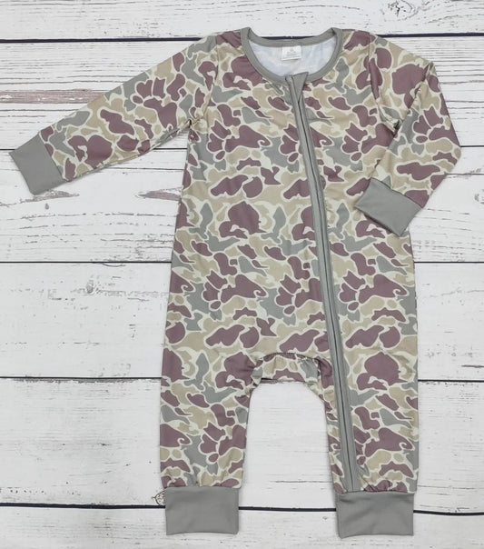 camo zip sleeper