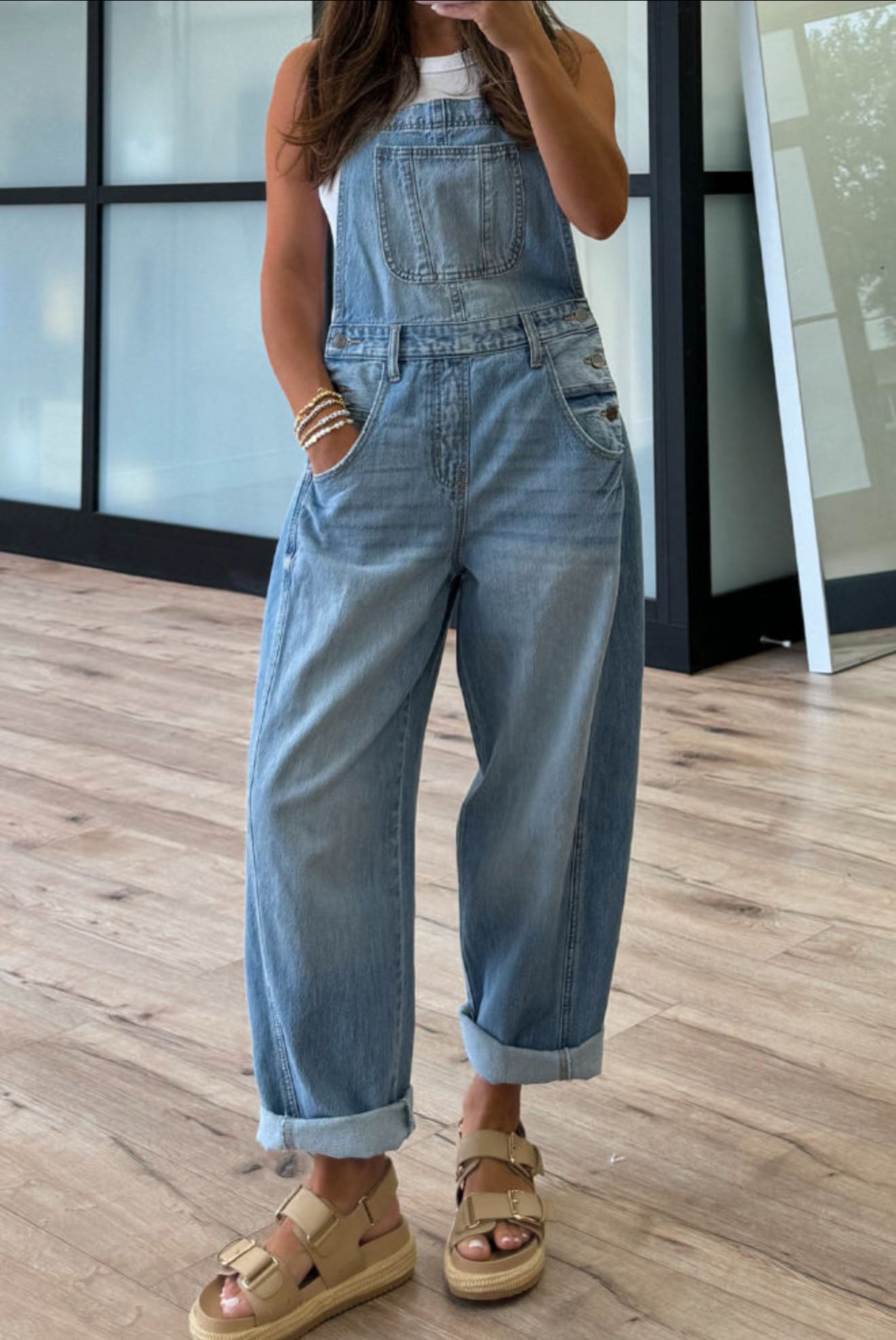 denim overalls