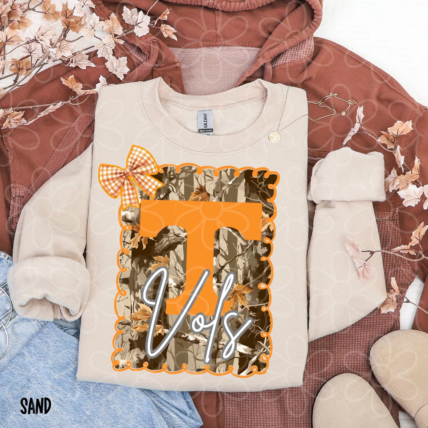 VOLS bow tee/crewneck