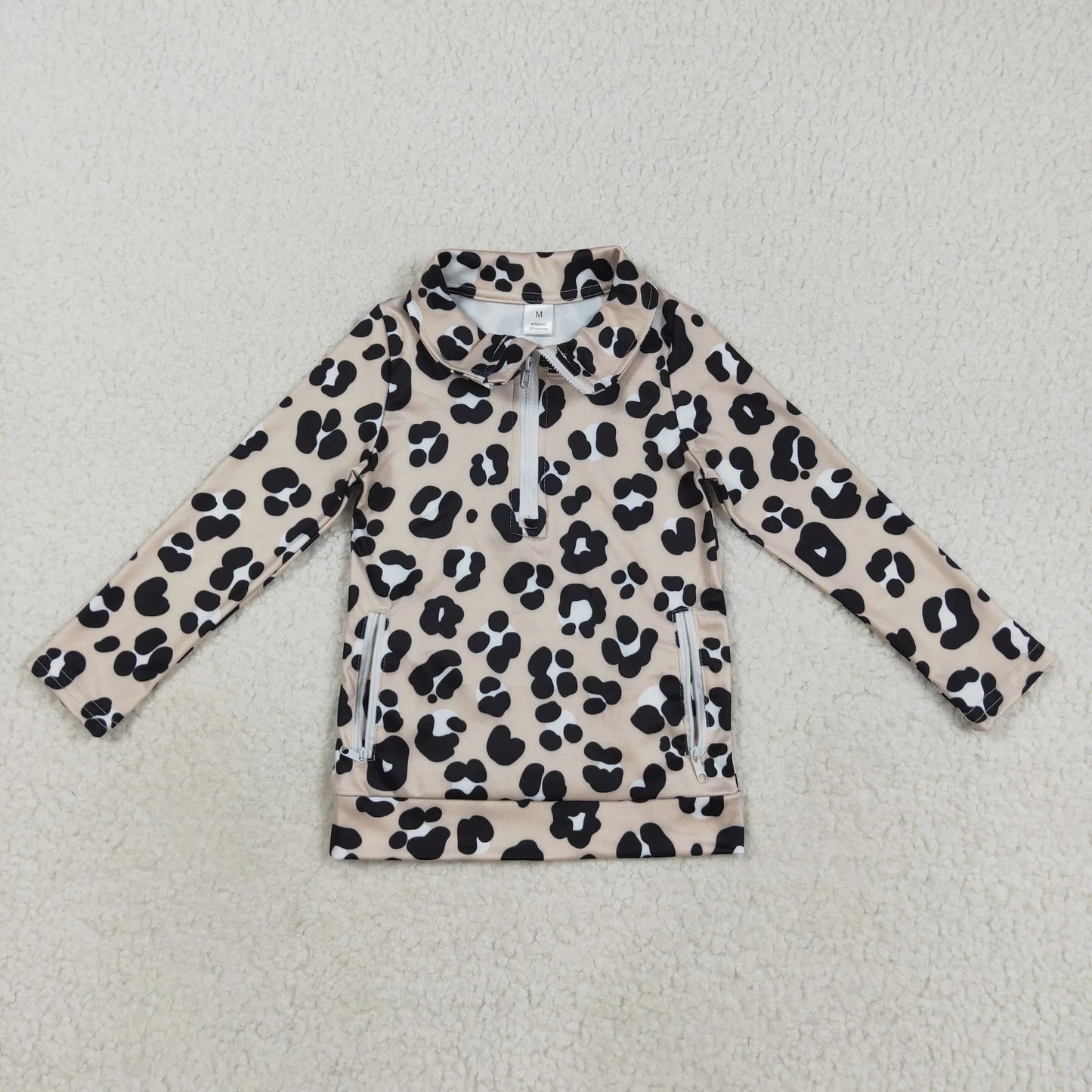 leopard print yoga style jacket
